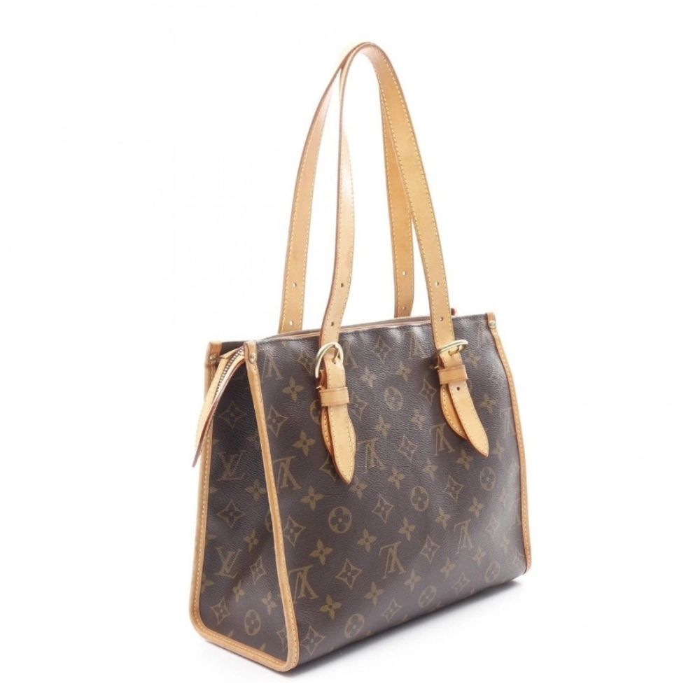 LOUIS VUITTON Popincourt Haut Shoulder Tote Bag Monogram canvas Used LV - Picture 2 of 10